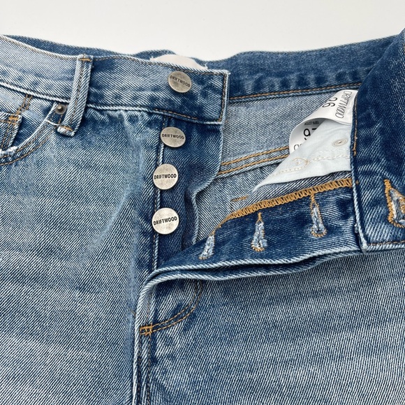 DRIFTWOOD Women’s Size 26 Goldie Denim Jean Cut Off Shorts Raw Hem - Picture 6 of 11